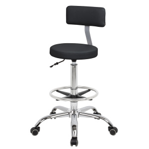 Топ со спинкой для парикмахера с кругом под ноги (VLK 600)