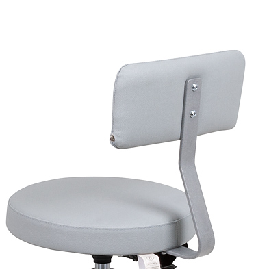 Стулья косметолога: Топ со спинкой для косметолога (ECO PE 402, хром) за 270 руб. Фото 3