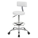 Топ со спинкой для парикмахера с кругом под ноги (VLK 100)