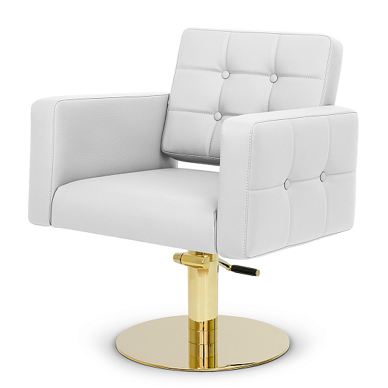 Парикмахерские кресла: PORTO PRO (VLK 100, на диске плоском, золото) за