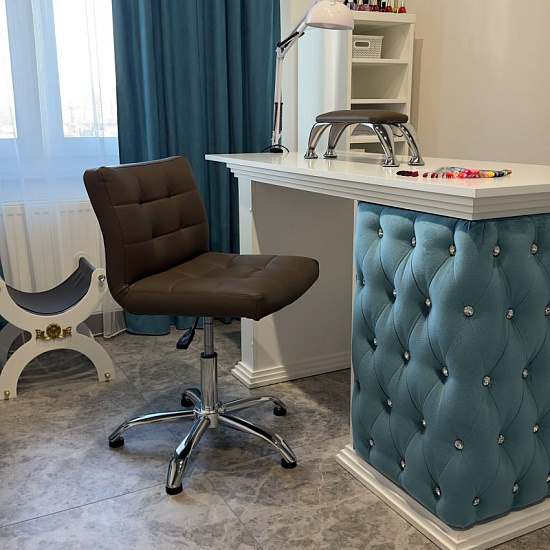 Стулья для маникюра: Канто для маникюра (ECO PE 402, квадраты, хром) за 465 руб. Фото 7