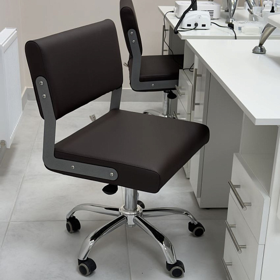 Стулья косметолога: Венто для косметолога (VLK 501, хром) за 405 руб. Фото 4