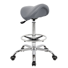 Стул седло BALANCE для парикмахера с кругом под ноги (VLK 725)