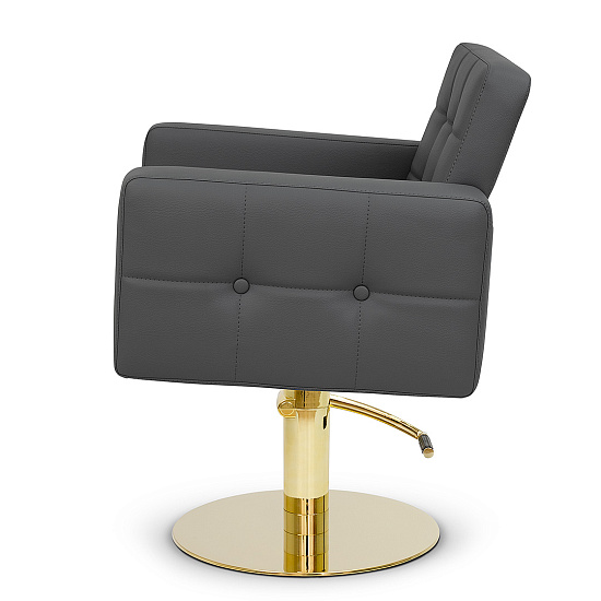 Парикмахерские кресла: PORTO PRO (ECO PE 402, на диске плоском, золото) за 1140 руб. Фото 3