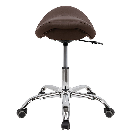 Стулья мастера педикюра: Стул седло BALANCE для педикюра низкий (VLK 501, хром) за 380 руб. Фото 4