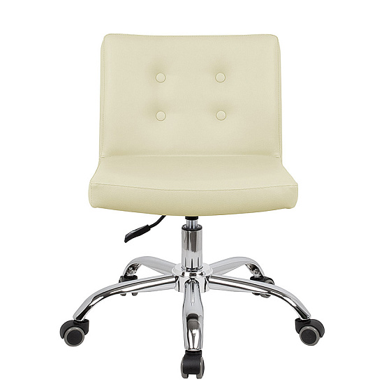 Стулья мастера педикюра: Канто для педикюра на супернизком подъёмнике с пуговицами (VLK 261, хром) за 465 руб. Фото 2