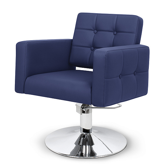 парикмахерское кресло PORTO PRO на диске, кресло парикмахера с каретной стяжкой, PORTO PRO салон красоты Минск.