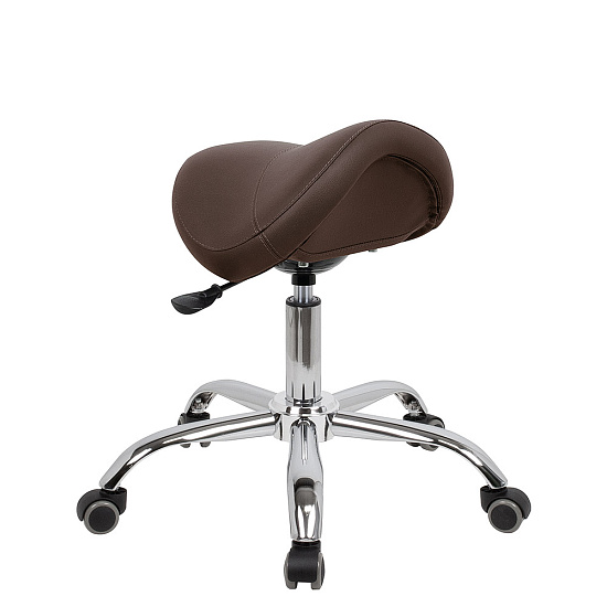 Стулья мастера педикюра: Стул седло BALANCE для педикюра низкий (VLK 501, хром) за