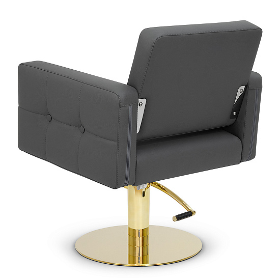 Парикмахерские кресла: PORTO PRO (ECO PE 420, на диске плоском, золото) за 1140 руб. Фото 4
