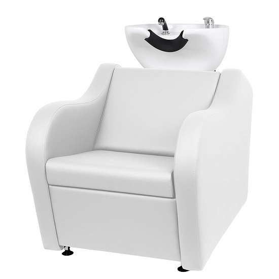 Мойки парикмахерские: Лугано (Есо PE 100, 0356 белая) за