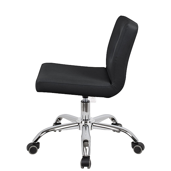 Стулья мастера педикюра: Канто для педикюра на супернизком подъёмнике (VLK 600, с пуговицами, хром) за 465 руб. Фото 3