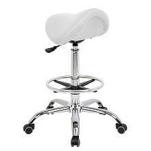 Стул седло BALANCE для парикмахера (VLK 100, с кругом под ноги)