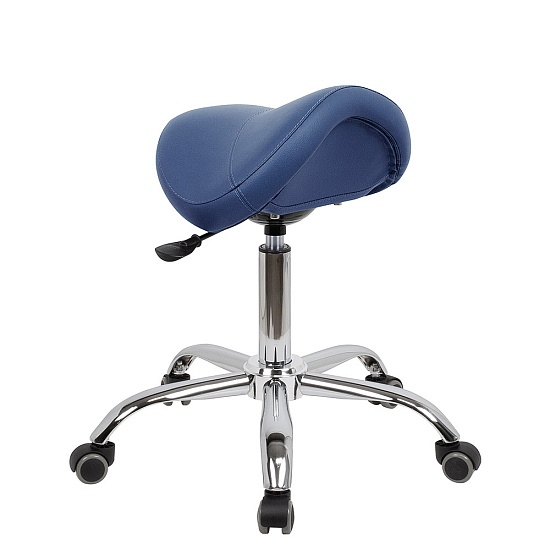 Стулья косметолога: Стул седло BALANCE для косметолога (ECO PE 402, хром) за