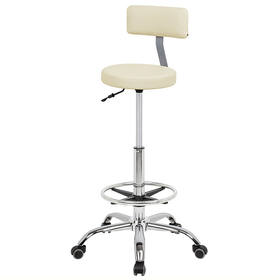 Стулья для парикмахера: Топ со спинкой для парикмахера с кругом под ноги (VLK 261) за 360 руб. Фото 2