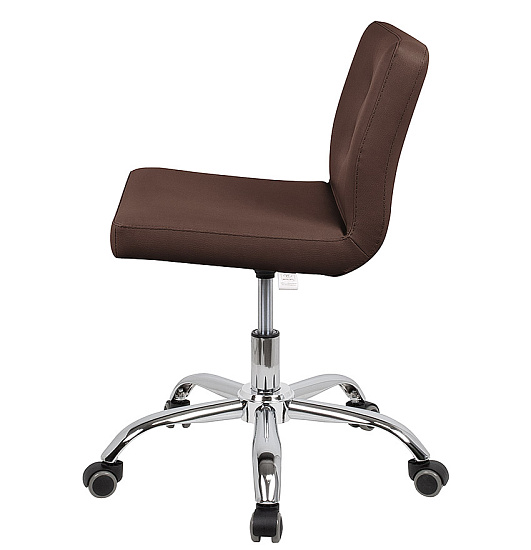 Стулья мастера педикюра: Канто для педикюра на супернизком подъёмнике (VLK 501, с пуговицами, хром) за 465 руб. Фото 4