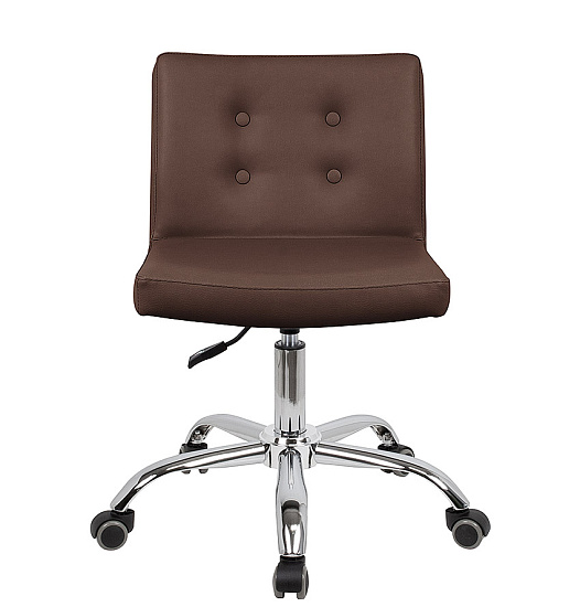 Стулья мастера педикюра: Канто для педикюра на низком подъёмнике (VLK 501, с пуговицами, хром) за 465 руб. Фото 2