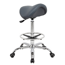 Стул седло BALANCE для парикмахера с кругом под ноги (VLK 700)