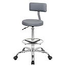 Топ со спинкой для парикмахера с кругом под ноги (VLK 725)