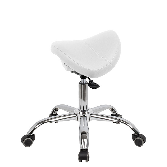 Стулья мастера педикюра: Стул седло BALANCE для педикюра низкий (ECO PE 100, хром) за 430 руб. Фото 2