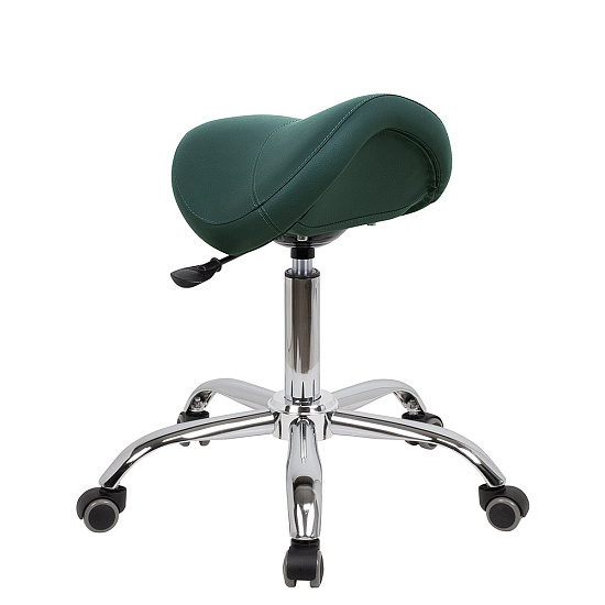 Стулья косметолога: Стул седло BALANCE для косметолога (MADRAS 06, хром) за