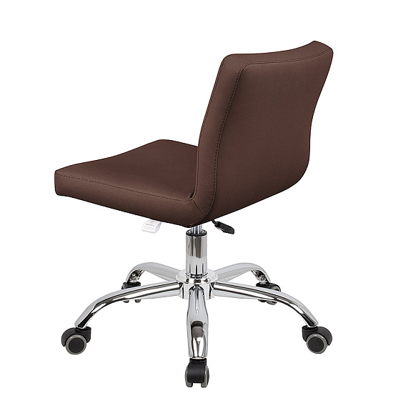 Стулья мастера педикюра: Канто для педикюра на супернизком подъёмнике (VLK 501, с пуговицами, хром) за 465 руб. Фото 5