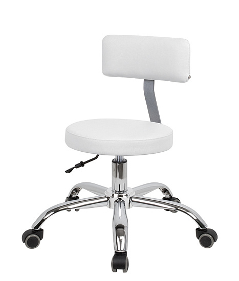 Стулья мастера педикюра: Топ со спинкой для педикюра на супернизком подъемнике (VLK 100, хром) за