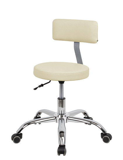 Стулья мастера педикюра: Топ со спинкой для педикюра на супернизком подъемнике (VLK 261, хром) за 270 руб. Фото 2