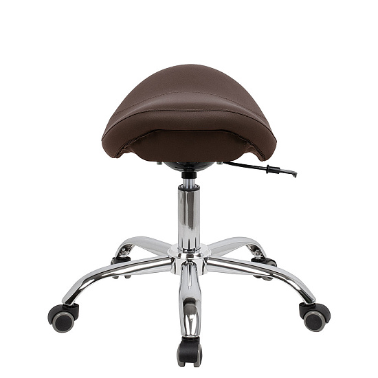 Стулья мастера педикюра: Стул седло BALANCE для педикюра низкий (VLK 501, хром) за 380 руб. Фото 3