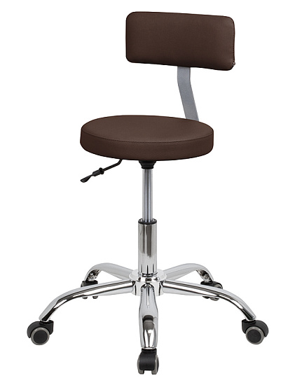 Стулья мастера педикюра: Топ со спинкой для педикюра на низком подъемнике (VLK 501, хром) за 270 руб. Фото 2