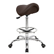Стул седло BALANCE для парикмахера с кругом под ноги (VLK 501)