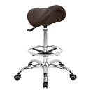 Стул седло BALANCE для парикмахера с кругом под ноги (VLK 501)