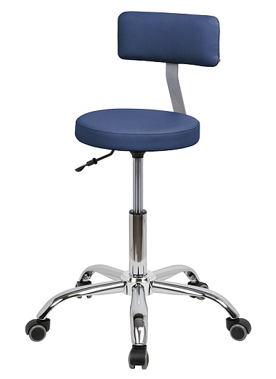 Стулья для маникюра: Топ со спинкой для маникюра (ECO PE 402, хром) за 270 руб. Фото 2