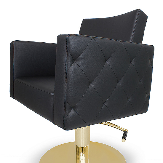 Парикмахерские кресла: Квадро (на диске плоском, золото) за 1370 руб. Фото 2
