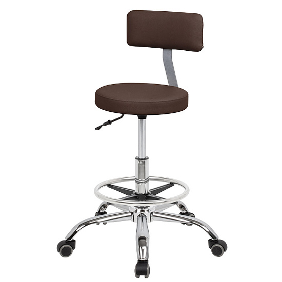 Стулья косметолога: Топ со спинкой для косметолога с кругом под ноги (VLK 501) за 330 руб. Фото 2