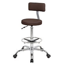 Топ со спинкой для парикмахера с кругом под ноги (VLK 501)