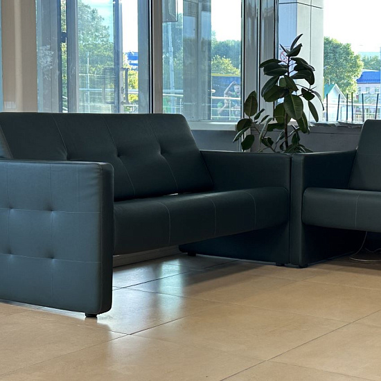 Диваны в салон красоты: Диван для зоны ожидания Оптима (MADRAS 06) за 780 руб. Фото 5