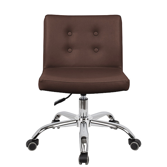 Стулья мастера педикюра: Канто для педикюра на супернизком подъёмнике (VLK 501, с пуговицами, хром) за 465 руб. Фото 2