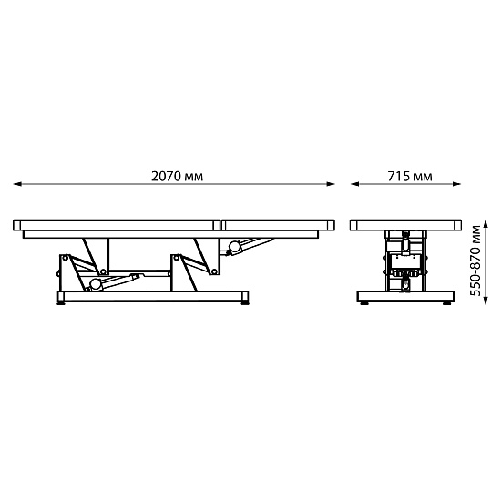 Массажные столы: AURA Стол массажный (UNICO CAPRY, электропривод, 2 мотора) за 2990 руб. Фото 11