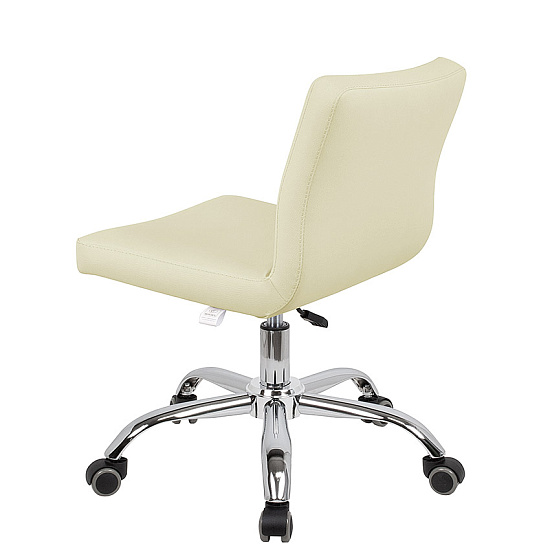 Стулья мастера педикюра: Канто для педикюра на супернизком подъёмнике с пуговицами (VLK 261, хром) за 465 руб. Фото 5